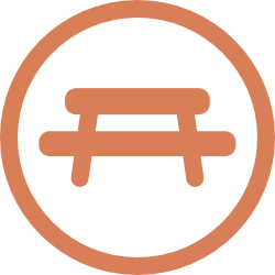 Picnic table icon